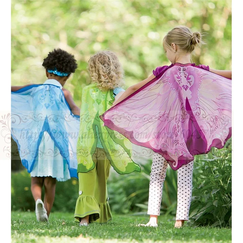 

Fairy Wings Girls Costumes for Halloween Dress Up Clothes, Pretend Play Christmas Gifts for Kids,Birthday Present
