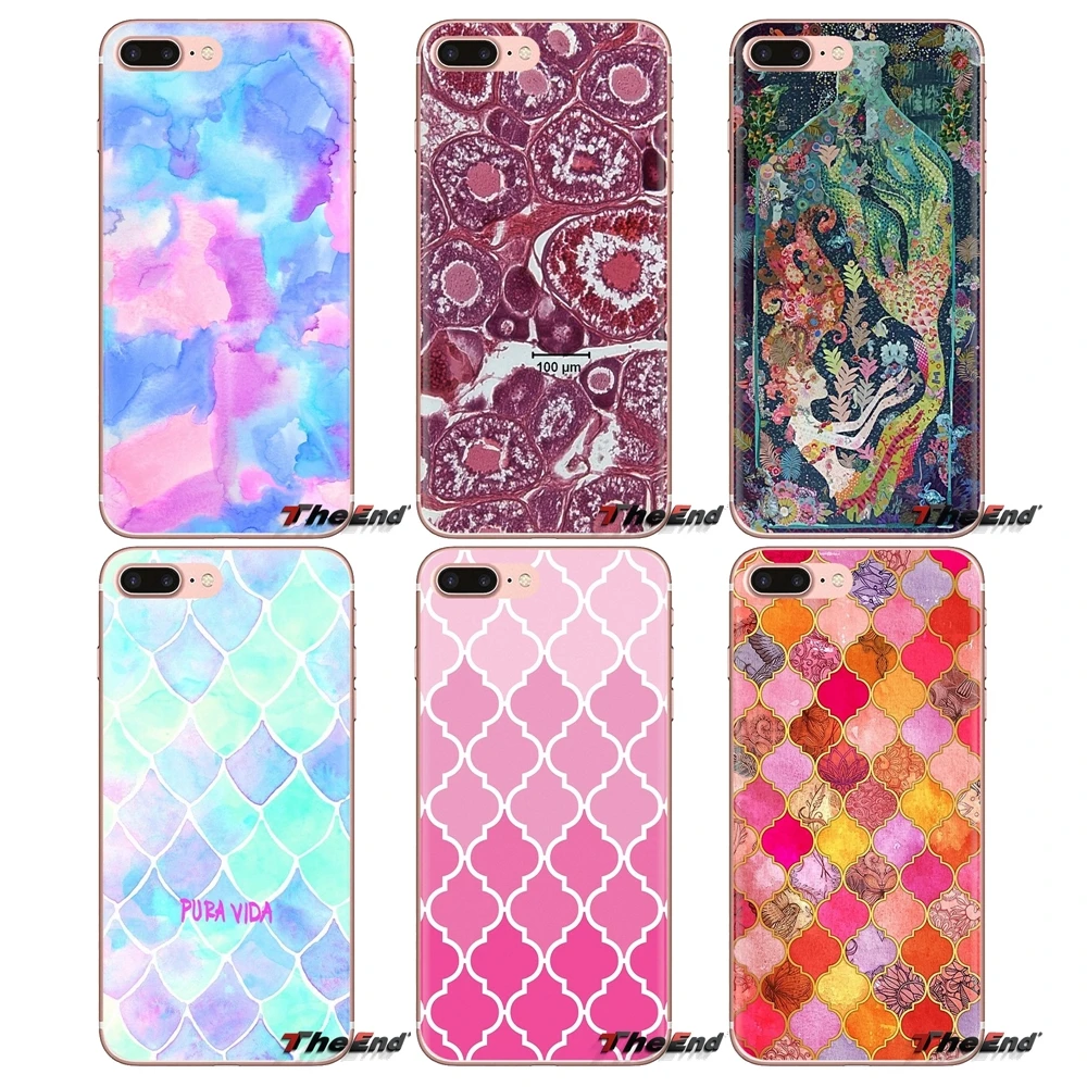 

For Samsung Galaxy J1 J2 J3 J4 J5 J6 J7 J8 Plus 2018 Prime 2015 2016 2017 Pretty Pastel Moroccan Tile Mosaic Phone Cover Housing