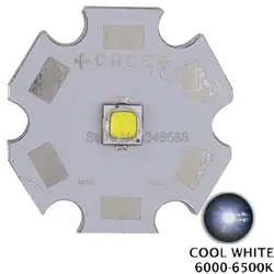10 шт. кри одно-die XP-G2 XPG2 холодный белый 6000-6500 К 5 Вт высокое Мощность светодиодный излучатель диода на 8 мм/12 мм/14 мм/16 мм/20 мм PCB