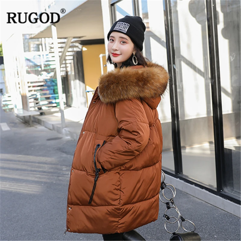 Lomg Fermeture gris Neige corail Rugod Solide taille Noir Rouge 2018 Éclair À Femmes Capuchon Mujer Femelle Manteau Large Survêtement Invierno Épaisse Ropa Chaud Nouveau blanc marron rouge Porter Nw8nO0XPk
