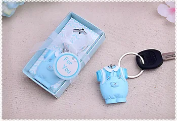 

Baby Boy baby girl Keychain birthday party gift 100PCS/LOT baby shower baptism gift present Keepsake