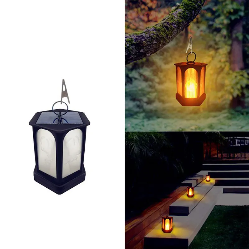 

Waterproof Solar Lights Flickering Gradient Constantly Bright Flames Torches Outdoor Landscape Lamp GHS99