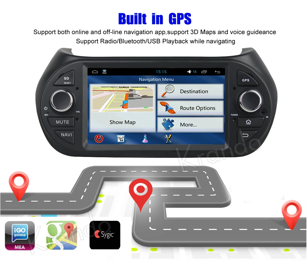 Perfect Krando Android 9.0 car radio gps for fiat fiorino Qubo for Citroen Nemo for Peugeot Bipper 2008+ navigation multimedia 2 Perfect Krando Android 9.0 car radio gps for fiat fiorino Qubo for Citroen Nemo for Peugeot Bipper 2008+ navigation multimedia 2