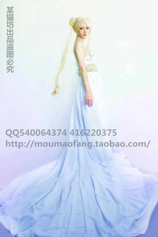 Sailor Moon Princess Serenity Tsukino Usagi платье косплей костюм свадебное вечернее Лолита
