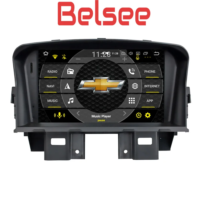 

Belsee Android 8.0 Head Unit Car DVD Player GPS Navigation Touch Screen Radio 8 Core 4+32GB for Chevrolet Chevy Cruze 2008-2011