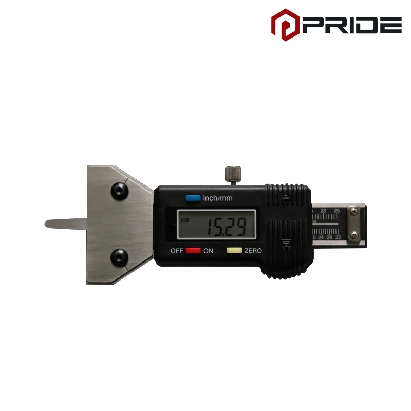 0 25 mm Digital Tire Thread Depth Gauge With Double end Nail Tire Tread