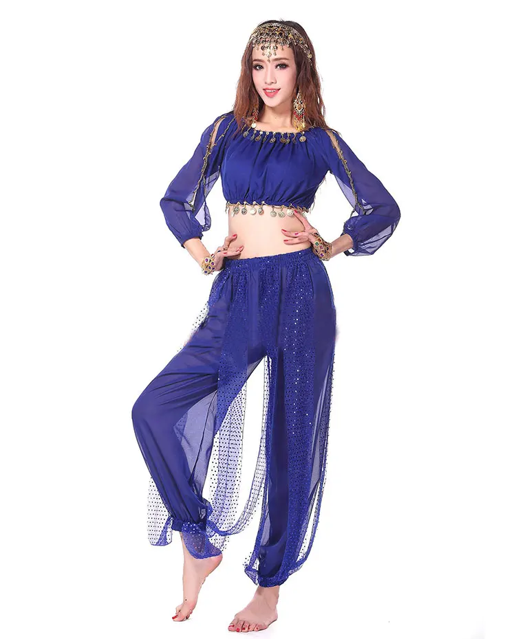 Комплект из 2 предметов костюм для танца живота в стиле East Dance Болливуда набор