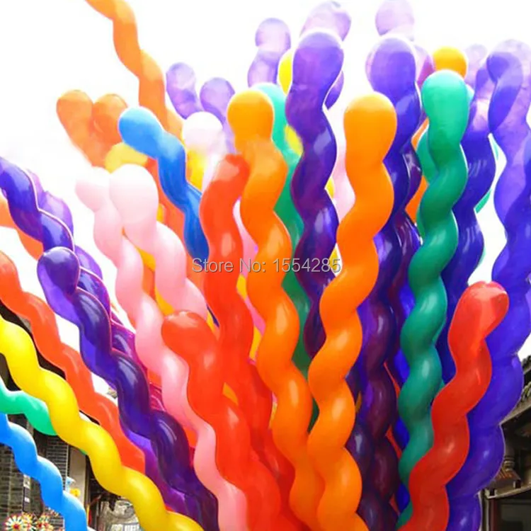 Wholesale 20pcs/lot ,Screwed Latex Balloon,Party & holiday Decoration Long Twisting Balloon