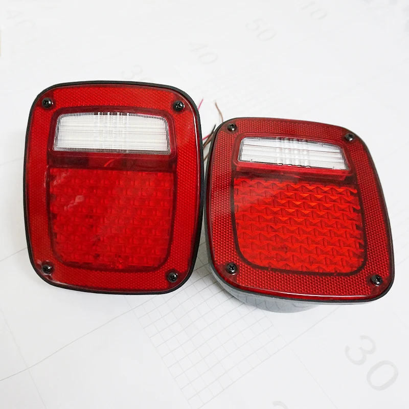 For Jeeps style Universal Tail Brake Turn Stop Licence Back up Lights