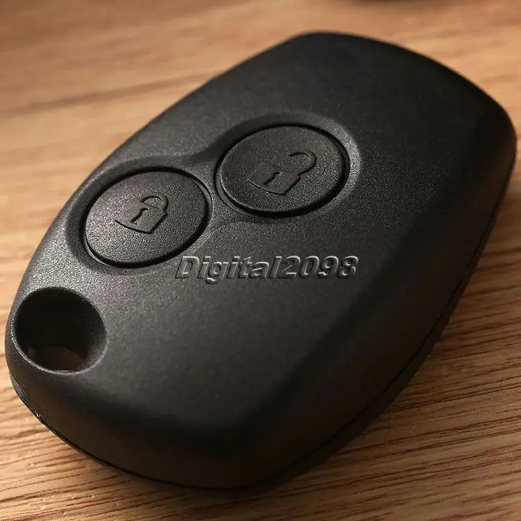

2 Buttons Uncut Blade Car Key Case Key Fob Remote Locking Shell Case Lock Unlock Key Shell Cover For Renault Modus Clio 3 Twingo