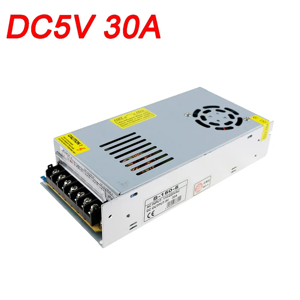 Питание трансформатор AC100-240V для DC5V 2A 10 Вт 3A 15 Вт 5A 25W 10A 50 Вт 20A 100W 30A 40A 200W 60A 300W Светодиодные ленты Мощность адаптер