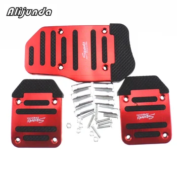 

Aluminum Non-slip Car Pedal Set Set for Audi all series Q3 Q5 SQ5 Q7 A1 A3 S3 A4 manual series 3 pcs/set. automatic 2 pcs/set