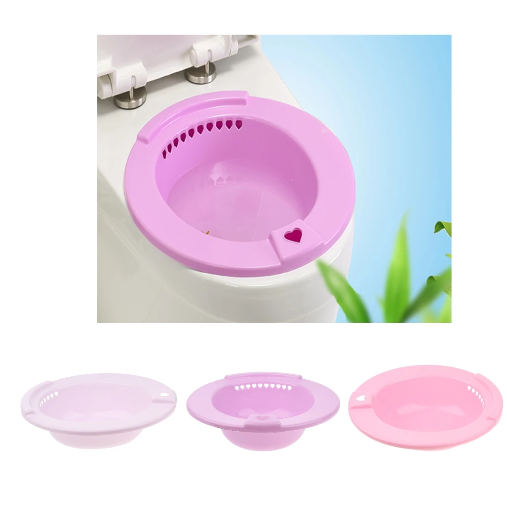 Plastic Sitz Bath For Toilet Bowl for Hemorrhoid Maternity Pregnant Puerpera, Avoid Squatting