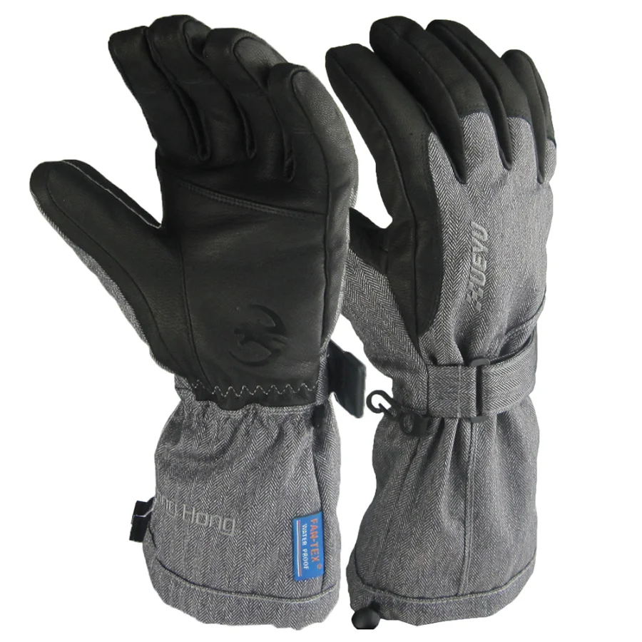 New Professional Head All weather Waterproof Thermal Skiing Gloves
