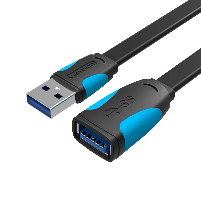 Vention USB кабель-удлинитель USB 3,0 кабель USB удлинитель для камеры PC PS4 Xbox Smart tv USB3.0 2,0 кабель для зарядки и передачи данных удлинитель - Цвет: USB 3.0