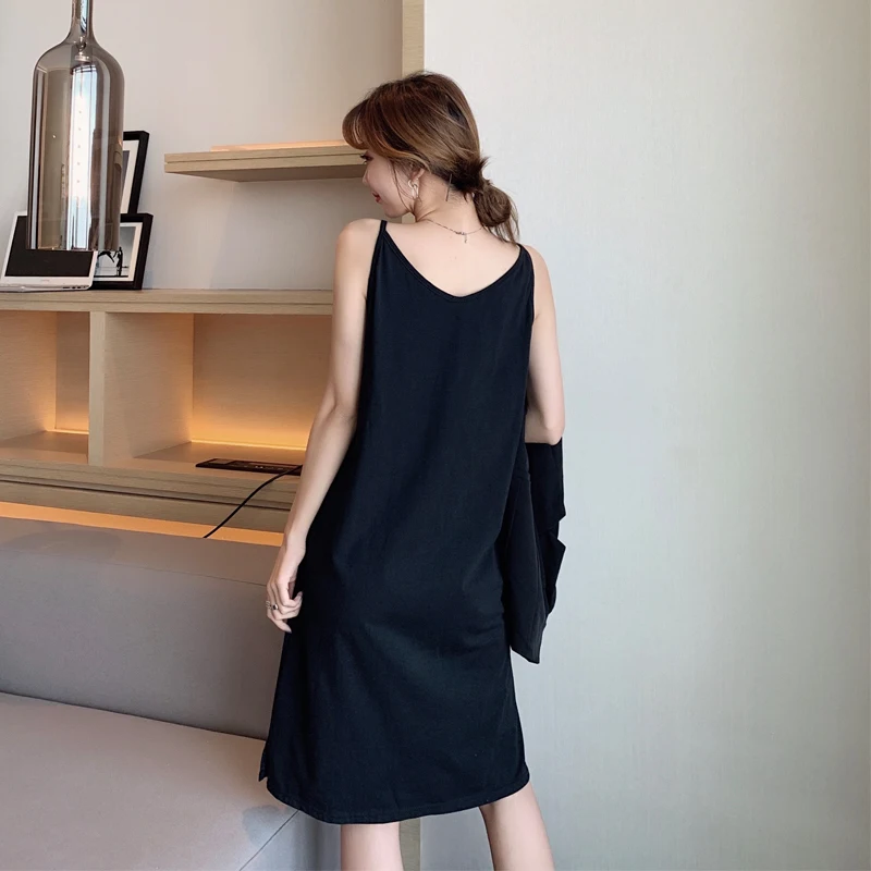 JIBAIYI Black Spaghetti Strape Women Sexy Mini Dress Casual Solid Sleeveless Summer Dress a Line Elegant Sundress Vestido Female JIBAIYI Black Spaghetti Strape Women Sexy Mini Dress Casual Solid Sleeveless Summer Dress a Line Elegant Sundress Vestido Female