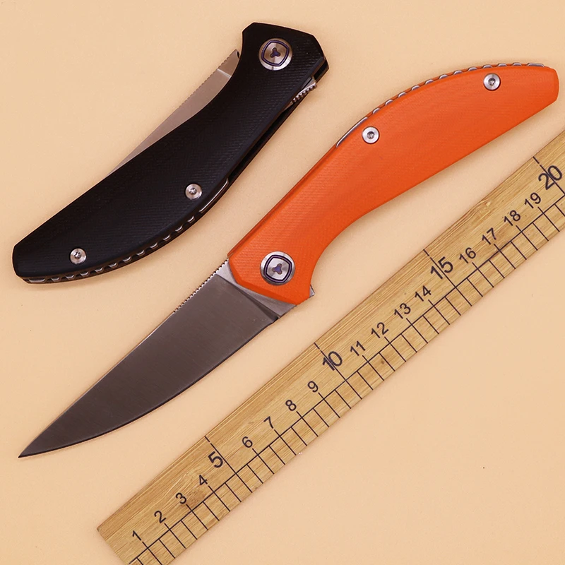 

CNC machined real knife counter strike knife ganzo Folding knifes survival Camping hunting knife G10 Handle sheet survival faca