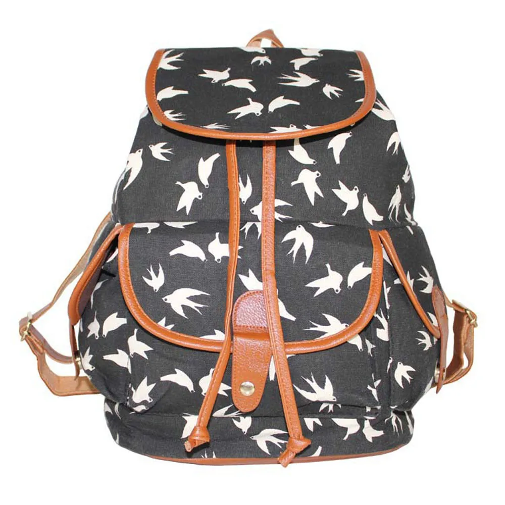 2016 nuevas mochilas de lona Vintage para mujer, mochila de viaje de moda, de escuela, mochila femenina - Maletas y bolsas