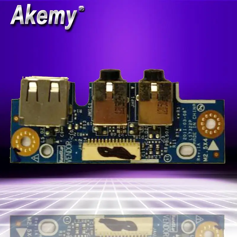 

for ASUS K43TA K43TK K43BR K43BY K53B K53B K53TK K53T K53U K43U PBL50/60 LS7322P Laptop Audio usb IO board Interface board