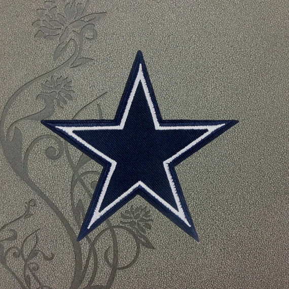 The Dallas Cowboys STAR team logo Iron on patch Iron on Applique hat patch  bag patch Embroidered Iron-On Patches sew on patches - AliExpress