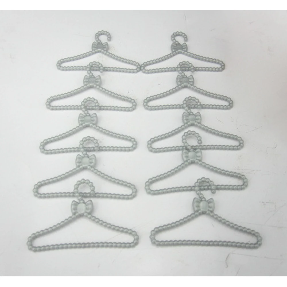 NEW Doll Clothes Hanger for 1 6 Girl Dolls Other Dolls Useful Doll Accessories Silver Gray