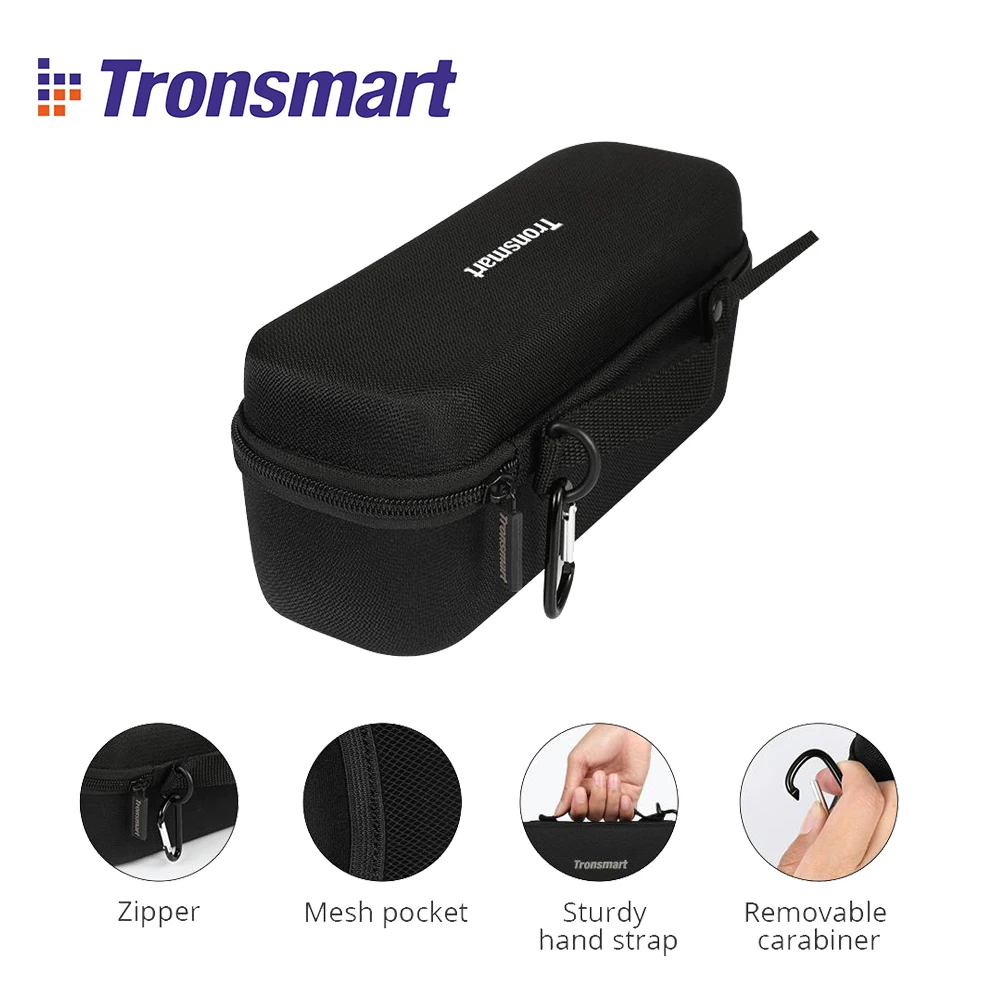 [] Tronsmart прочный защитный чехол для переноски, жесткая дорожная сумка, чехол для Element Force, Force+, T6 Plus Bluetooth динамик