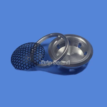

For 1.5" inch Speaker Grill Conversion Net Cover Car Audio Decorative Circle Full Metal Mesh Grille OD58mm