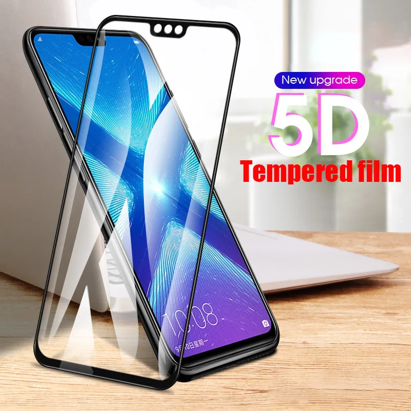 

5D Tempered Glass for Huawei Honor 8X Screen Protector 5D Curved Full Cover Protective Glass For Huawei Honor 8X Glass