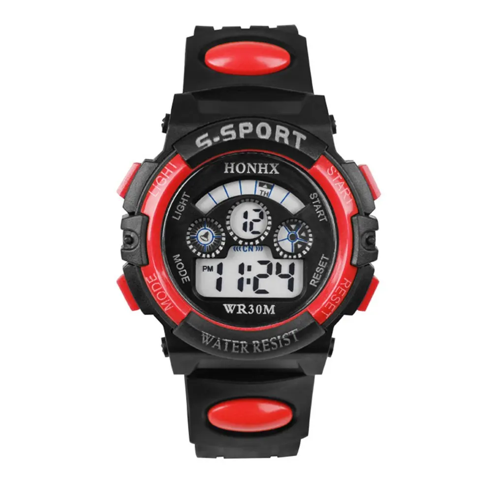 LED Digital Watches Men Sports Professional Waterproof Date Military Rubber Quartz Luminous For Men's Sports watch Outdoor