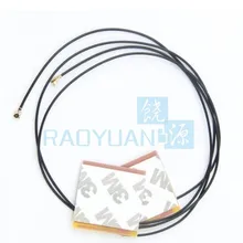 1 пара внутренняя Беспроводная Антенна для ноутбука WiFi для Intel 6230 3160AC 7260HMW MINI PCI-E U. FL беспроводной LAN адаптер Wifi антенна