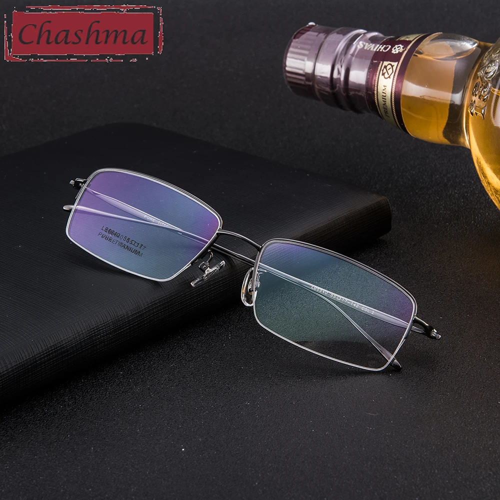 Chashma, оправа из чистого титана для мужчин, очки oculos grau, очки, кадры, lunetes, optique homme lentes opticos mujer