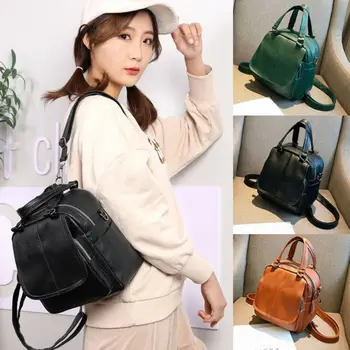 

Fashion Lady Women PU Leather Rucksack Travel Shoulder Bag Girls Ladies Backpack Mini Travel School Shoulder Bag
