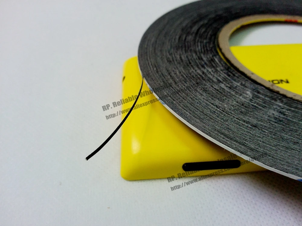 1mm 50 Meters Ultra Thin Slim 3m 9448 Black Double Sided Adhesive Tape For Mobile Phone Screen Lcd Display Digitizer Repair Tape Artwork Meter Sattape Lace Aliexpress