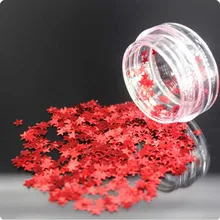 1 коробка красный акриловый порошок кристаллический полимер дизайн ногтей строитель Ложные бусины для ногтей дизайн маникюра ногтей полимерные инструменты звезды