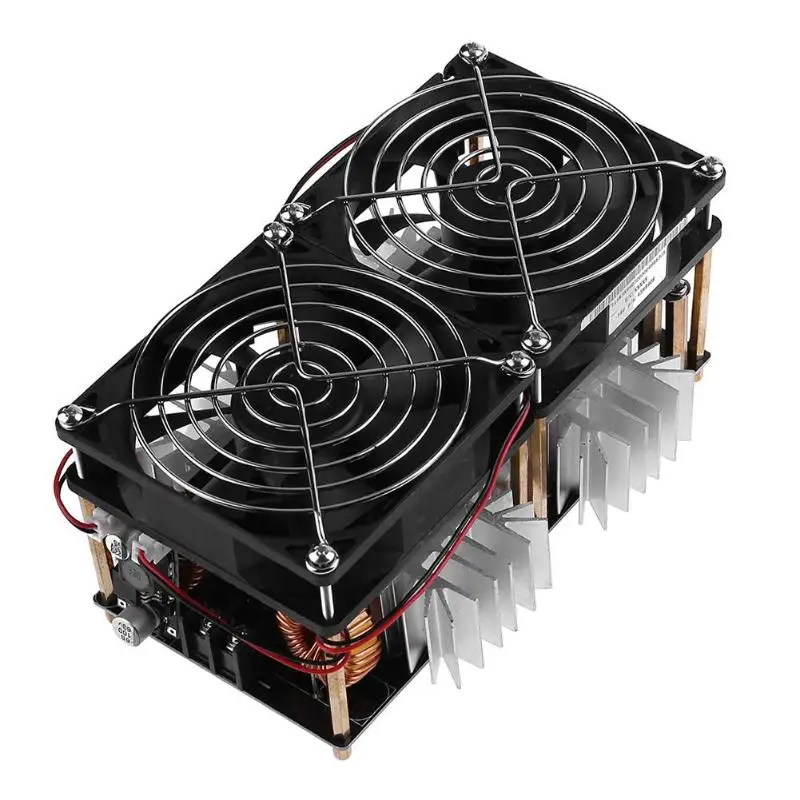 

1800W ZVS Induction Heater Heating PCB Board Module Flyback Driver Heater with Cooling Fan Interface+Copper Coil Mayitr Dropship