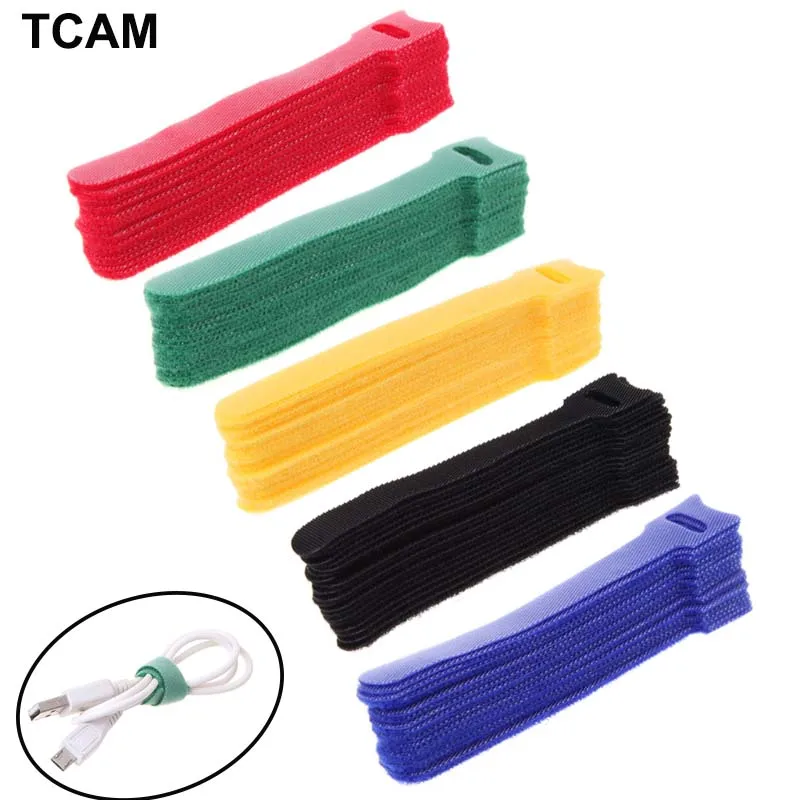 

20pcs Reusable Fastening Cable Organizer Earphone Mouse Ties Management