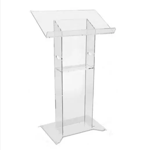 Акриловая подставка прозрачная акриловая Трибуна дешевая церковная трибуна Акриловая подставка прозрачная акриловая Трибуна дешевая церковная трибуна