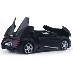 Литой 1:32 сплава модели автомобиля электронные спортивные супер автомобиль мигающий Звук игрушки для детей mkd3 Ливан Lykan Hypersport