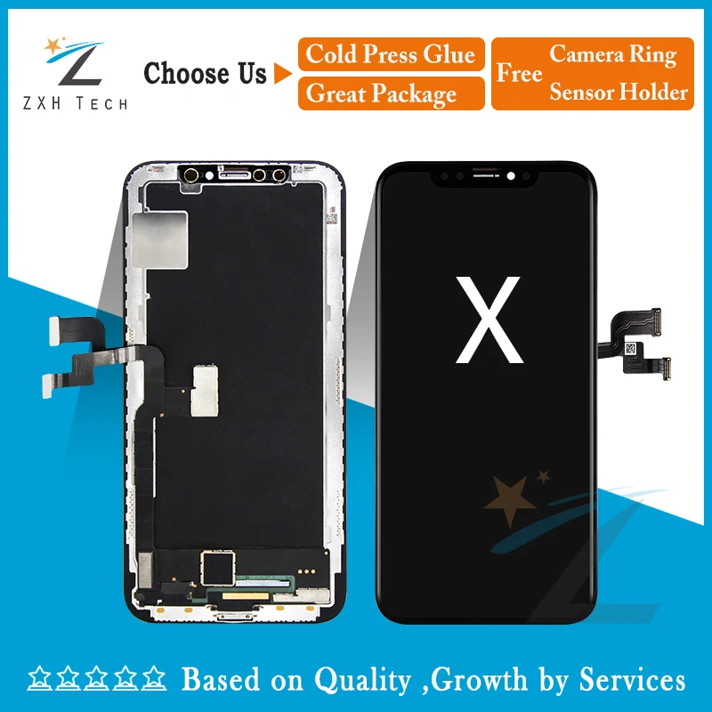 

3PCS/LOT 3D Touch Screen OEM For iPhone OLED LCD Display Pantalla Digitizer Assembly Replacement No Dead Pixel & Perfect Color