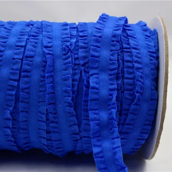 

1616226,16MM Solid Crochet Flower Fold Over Elastic Ribbon,5 yards Hair ring DIY handmade clothing accessories ,