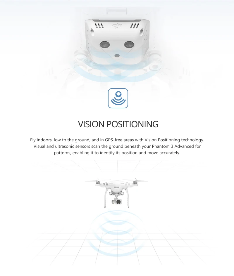 DJI Phantom3 Advanced RC Helicopter With 1080P 2.7K HD Camera+P3A Waterproof Backpack (3 Gifts Include)