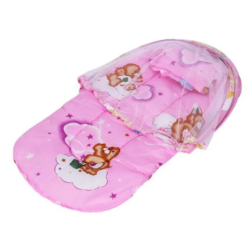 MOTOHOOD Baby Bed Portable Foldable Crib Netting  Child Baby Stroller Mosquito Net, Baby Portable Folding Mosquito Netting Cover (6)