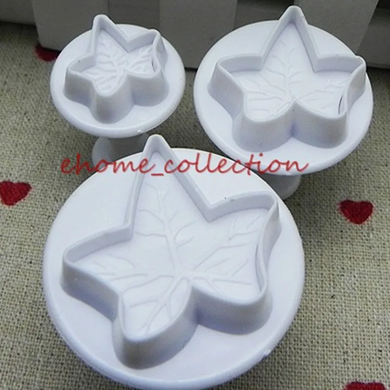 

3pcs/set Fondant Tools Ivy Leaf Sugarcraft Cutters for Cake Decorating