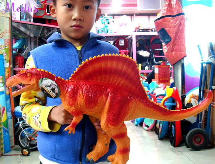 

63cm Large Software Spinosaurus Model Dinosaur Toy Model Children Gift Home Decoration Teaching Model Collection Animal Model