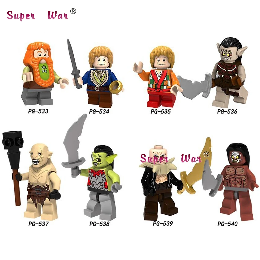 

50pcs The Lord Of The Rings Azog Strong Orc Building Blocks Bricks Collection friends for games kids children toys