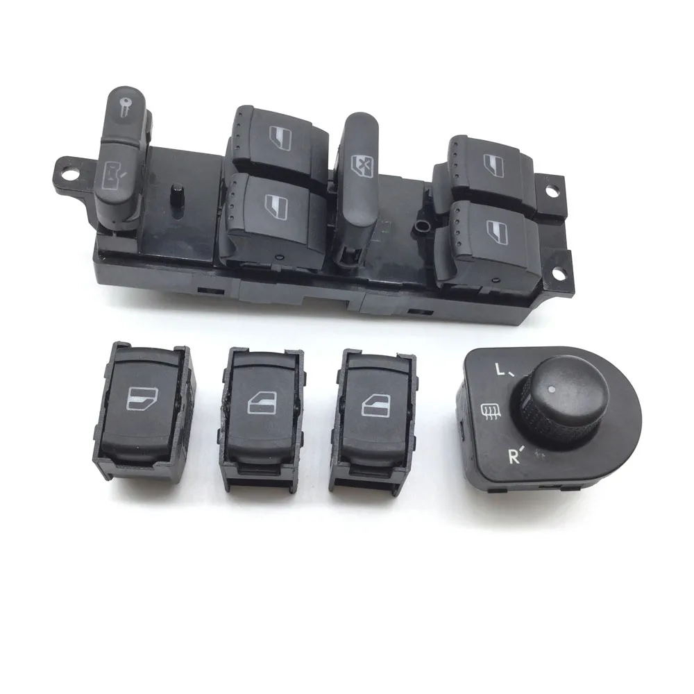 

Power Window Mirror Switch Button For VW JETTA GOLF MK4 POLO BORA A4 Passat B5 BEETLE 1J4 959 857,1J1 959 565F,3B0 959 855B