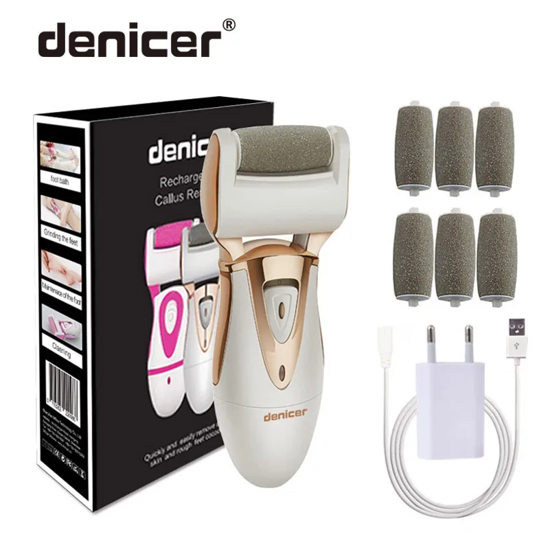 New Rechargeable Pedicure Callus Remover Machine Electric Pedicure Foot File Powerful Pedicure