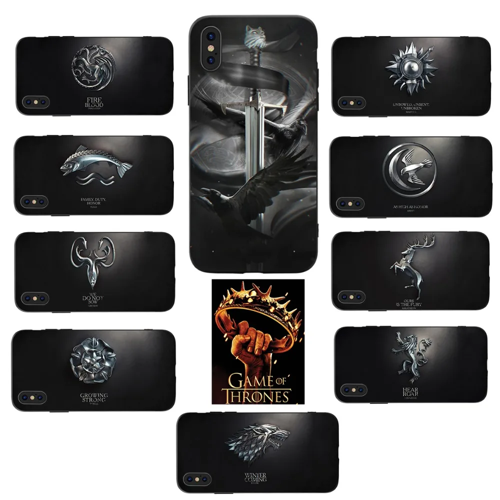 

The Game of Throne phone case cover For Xiaomi Redmi A1 A2 4X 5A 5 Plus 8 Note 4X Note 5A 5 6Pro soft cover