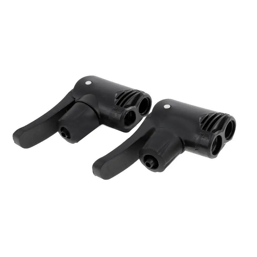 

2pcs Universal Bicycle Bike Cycle Tyre Tube Replacement Presta Dual Head Air Pump Adapter Valve Easy And Convenient To Use