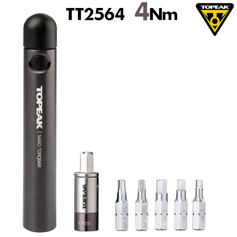 

Topeak TT2564 Nano TorqBar Bicycle Torque Wrench Bits Set Portable Cycling Repairing Tool Wrench Bike Accessory Installation Kit